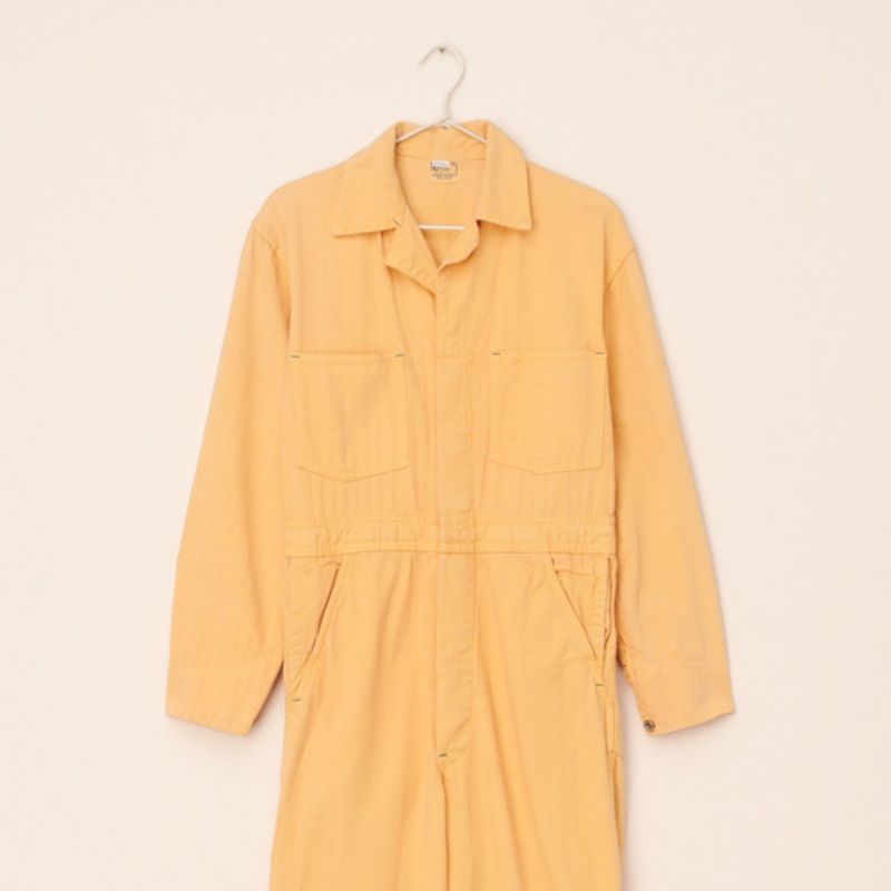 Vintage Calco Mustard Coveralls