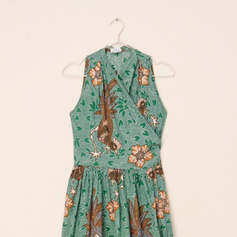 Vintage McMullen Novelty Wrap Dress