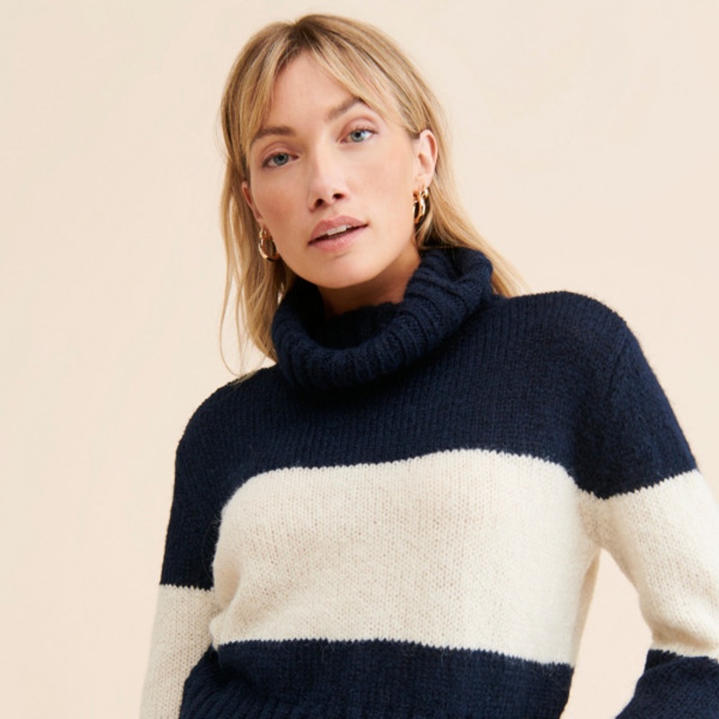 Wine Turtleneck Sweater