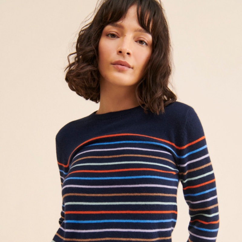 Betty Striped Cashmere Sweater
