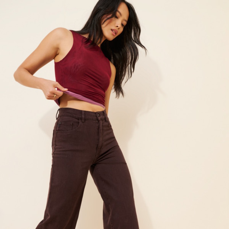 Hepburn Wide Leg High-Rise Jeans