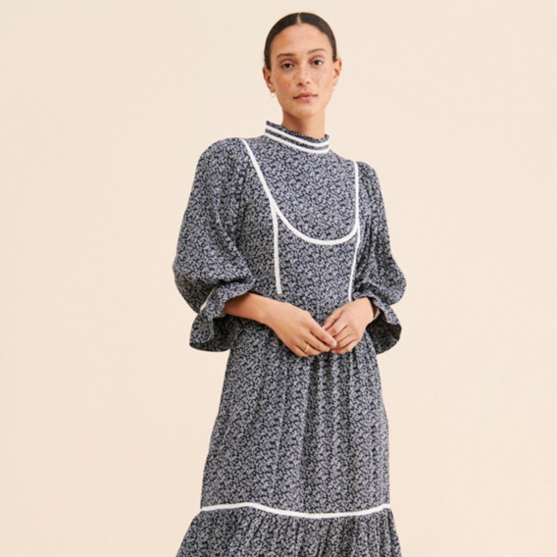 Amaryllis Floral Dress