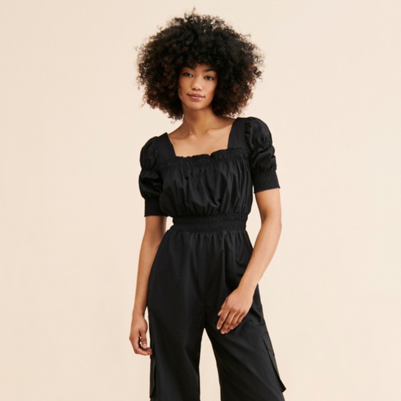 Cargo Wide Leg Jumpsuit