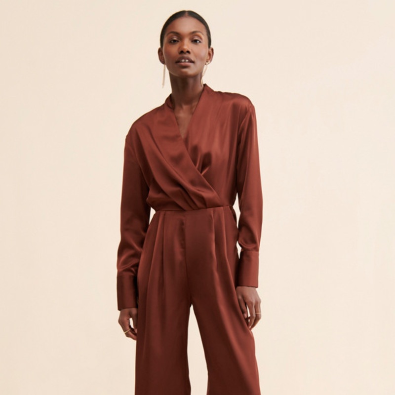 Giselle Satin Jumpsuit