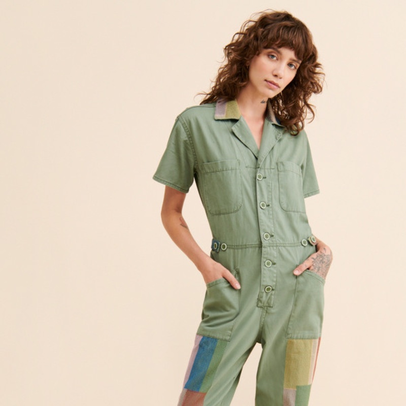 Grover Patchwork Coveralls