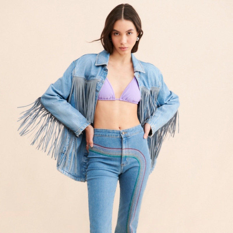 High Rise Super Flare Jeans