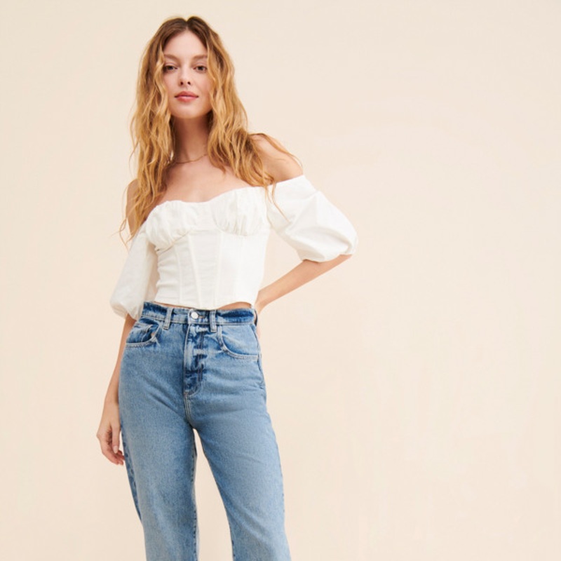 Emilie Straight Ultra High Rise Jeans