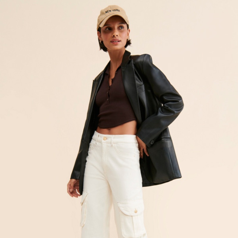 Hepburn Wide Leg Cargo Jeans