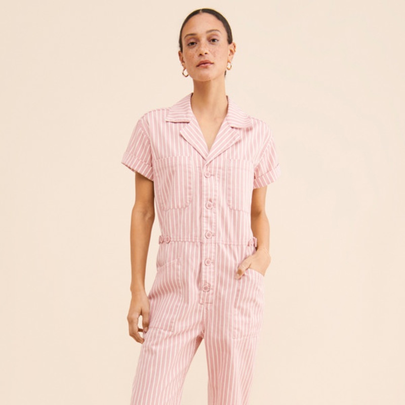 Grover Striped Coveralls