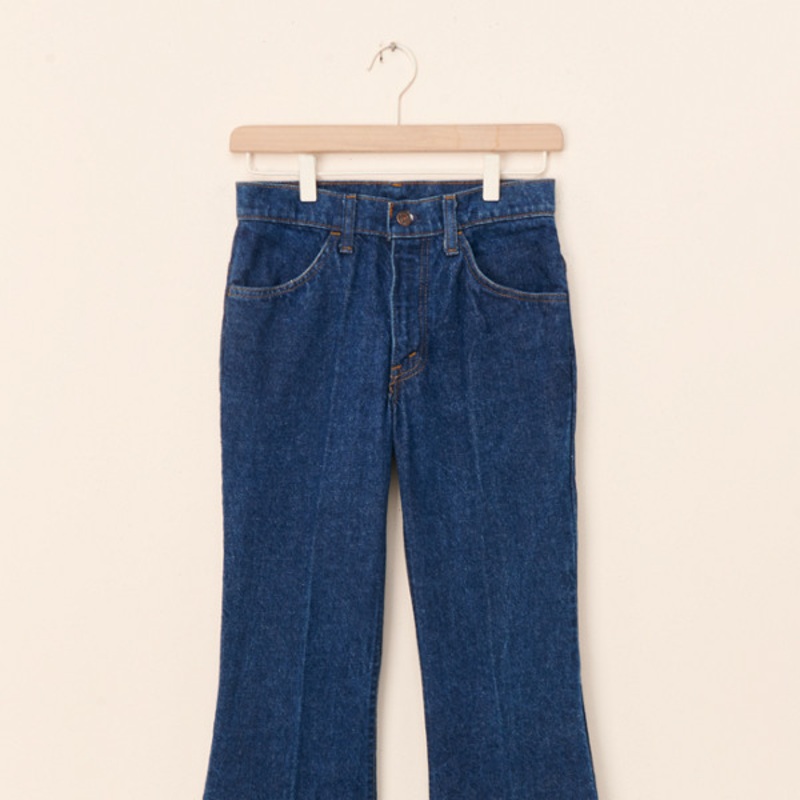 Vintage Levi’s 1970’s Dark Wash Bell Bottom Jeans