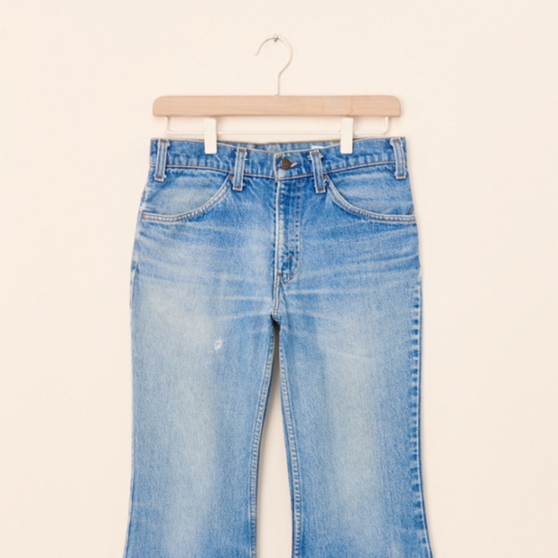 Vintage Levi’s 1970’s Light Wash Bell Bottom Jeans