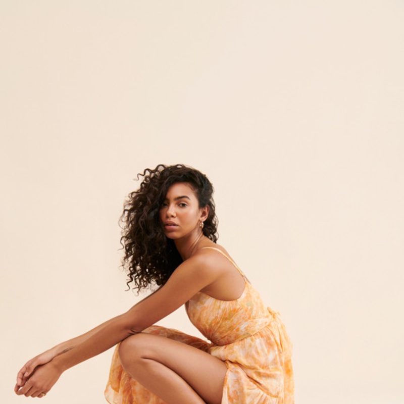 Abstract Tiered Maxi Dress