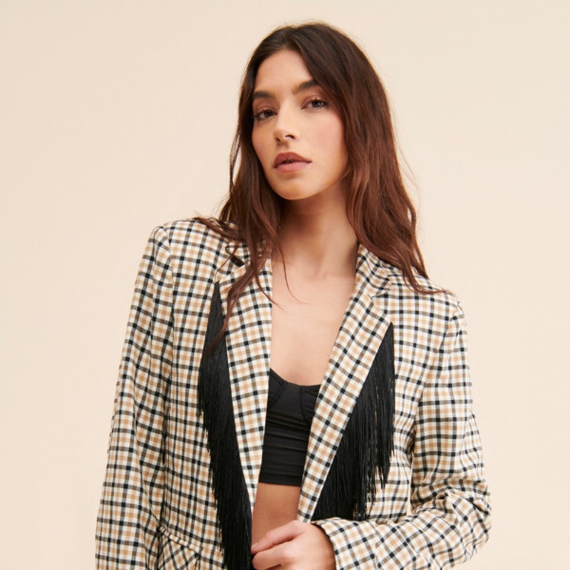 Arthur Fringe Blazer