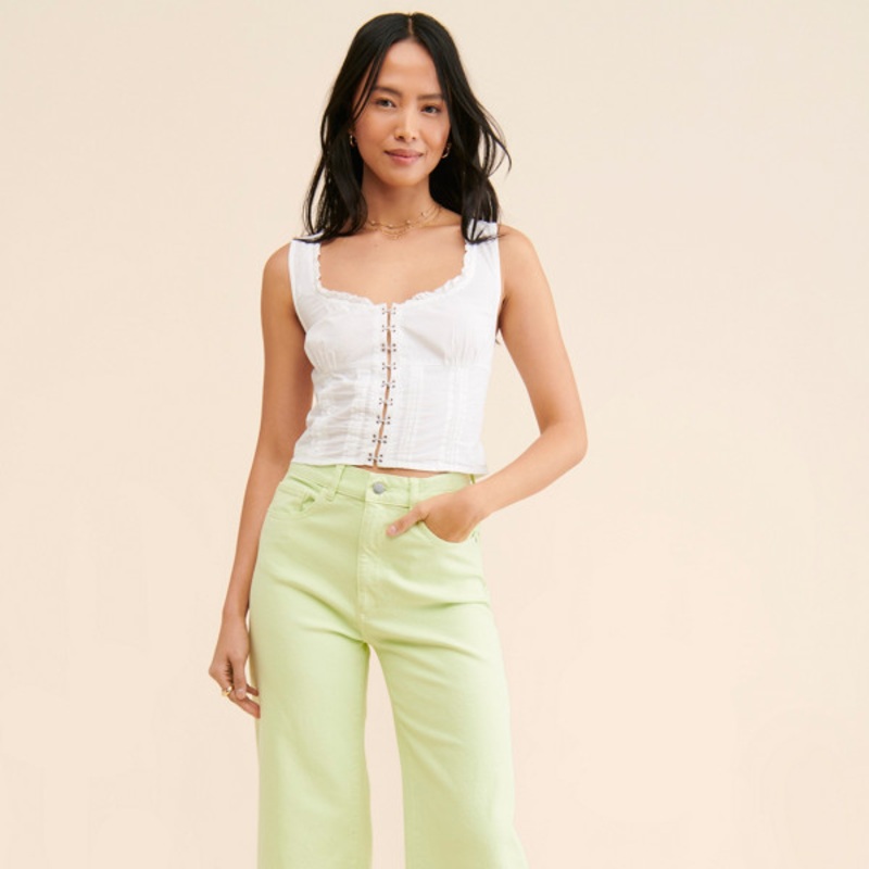 Hepburn High-Rise Ankle Jeans