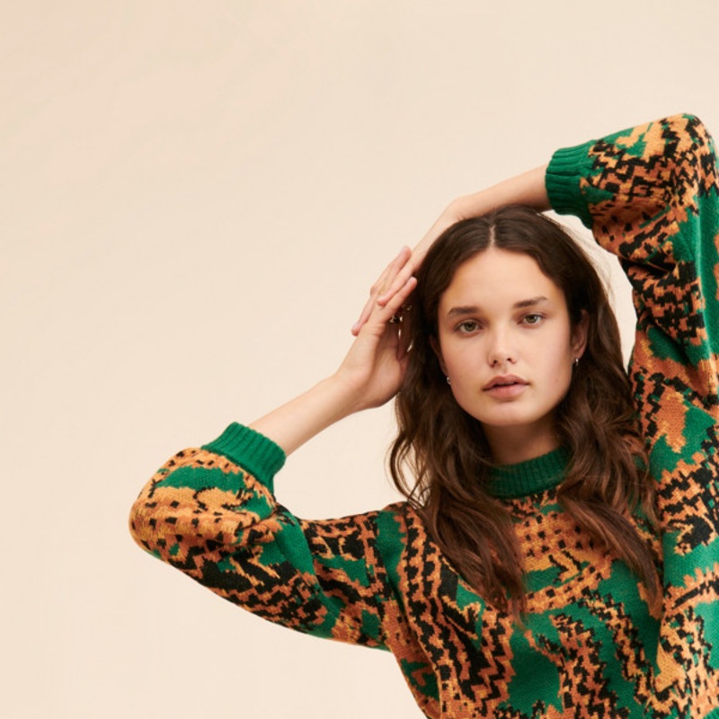 Crocodile Knit Sweater