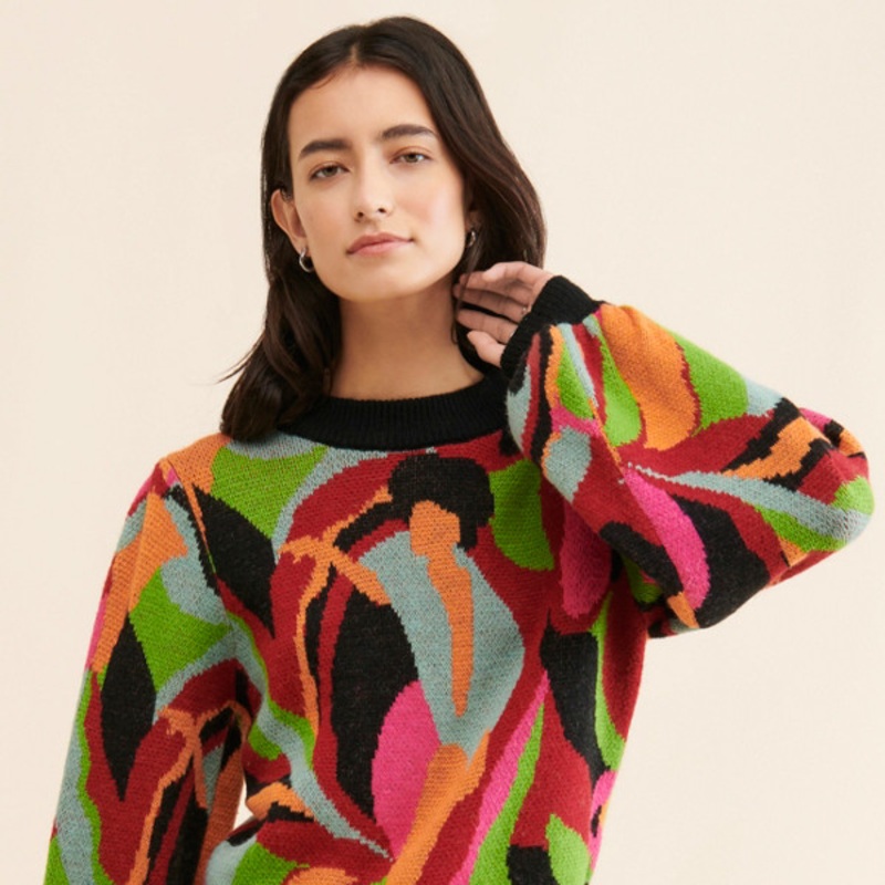 The Dance Multicolor Knit Sweater
