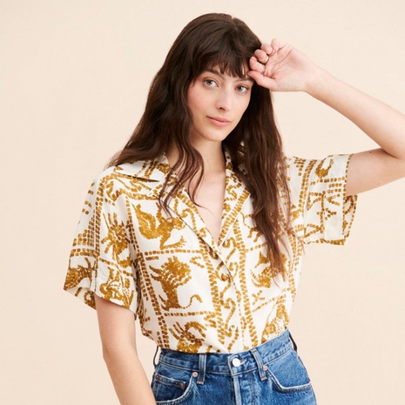 Dee High-Rise Denim Shorts