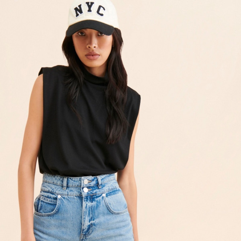 Double Waist Log Barrel Jeans