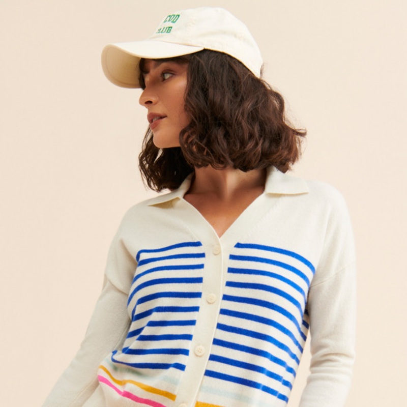 Ava Striped Cardigan