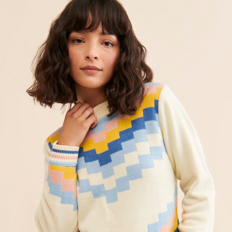 Della Patterned Sweater