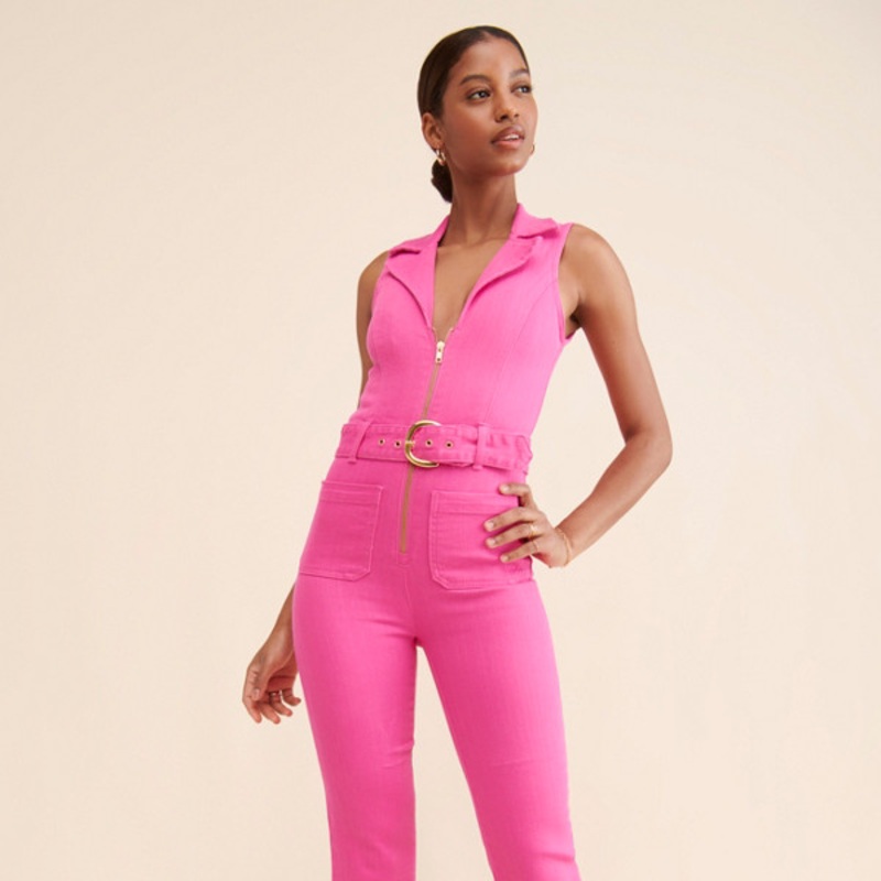 Jacksonville Cropped Flare Jumpsuit