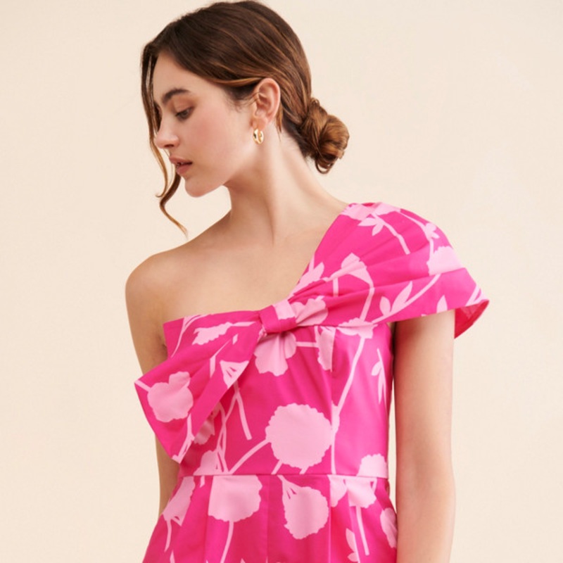 Kye Bow Shoulder Romper