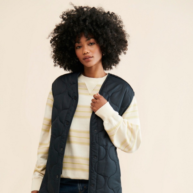 Oversized Quilted Vest