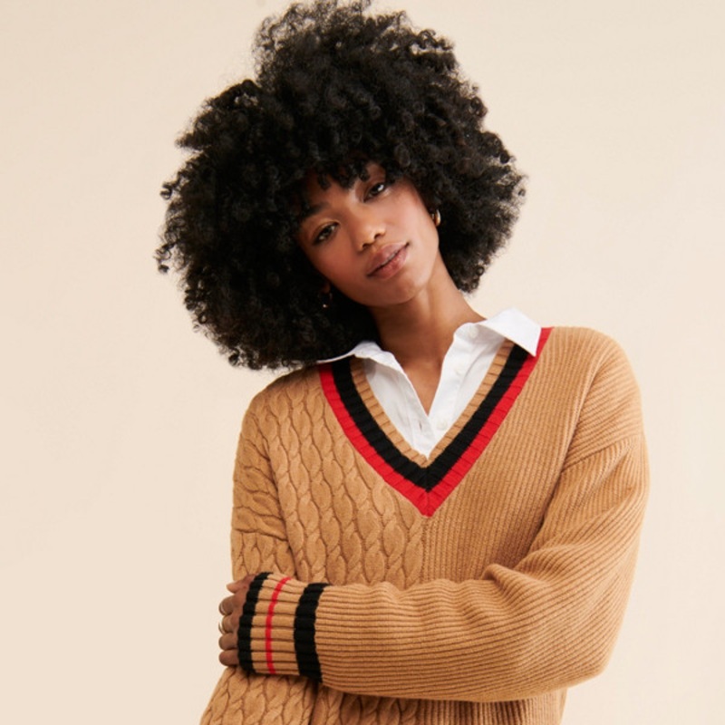 Varsity Knit Pullover