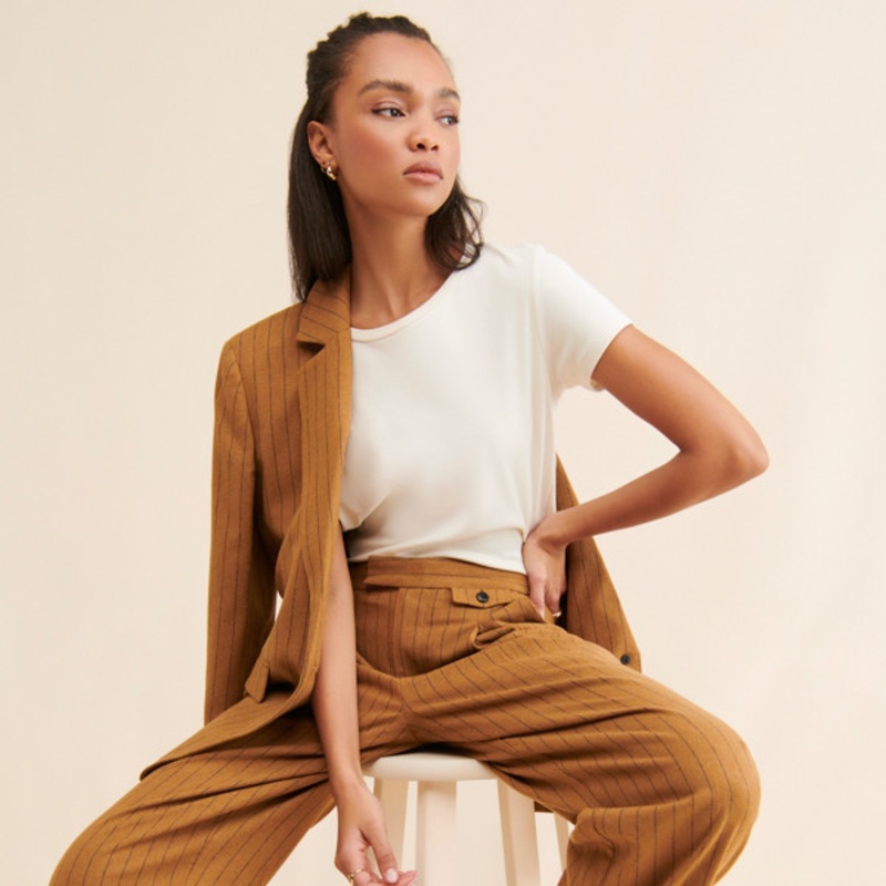 Bella Pinstripe Pants