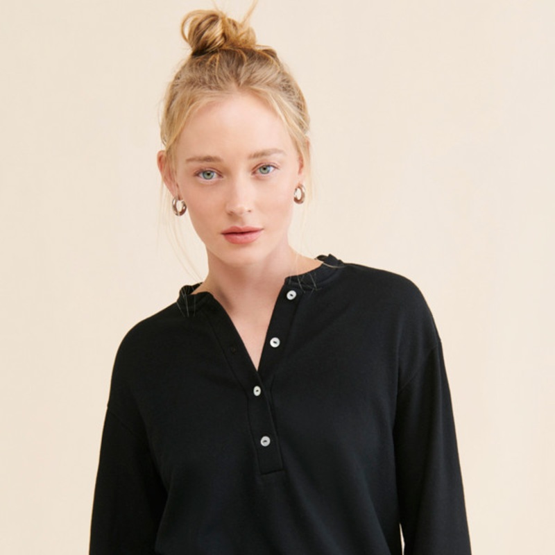 Sweater Henley Pullover