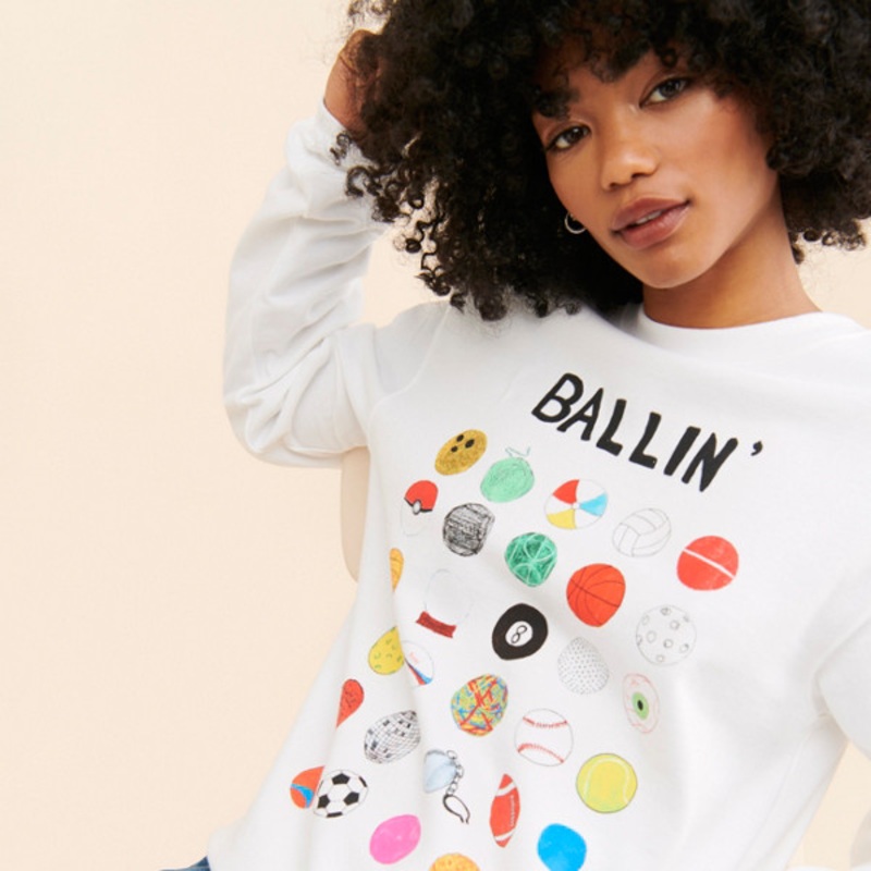 Ballin’ Graphic Sweatshirt