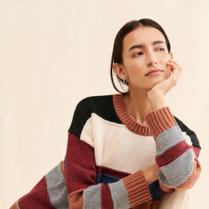 Cara Colorblock Sweater