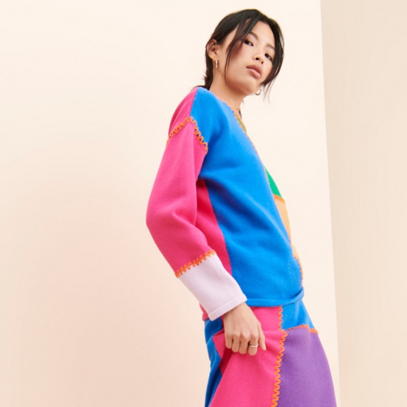 Susan Colorblock Skirt