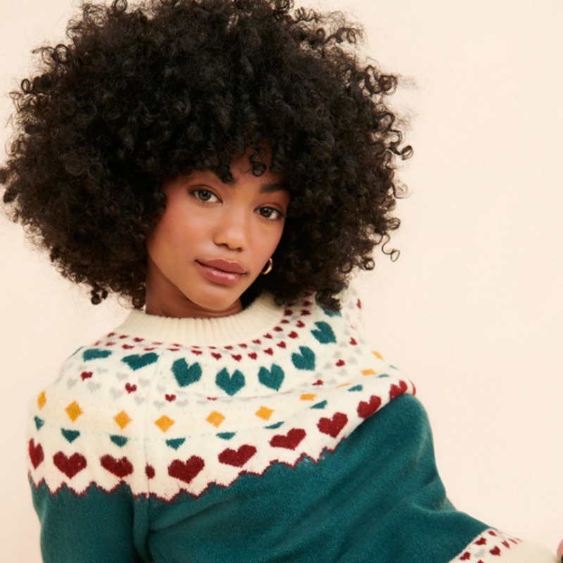 Violet Heart Sweater