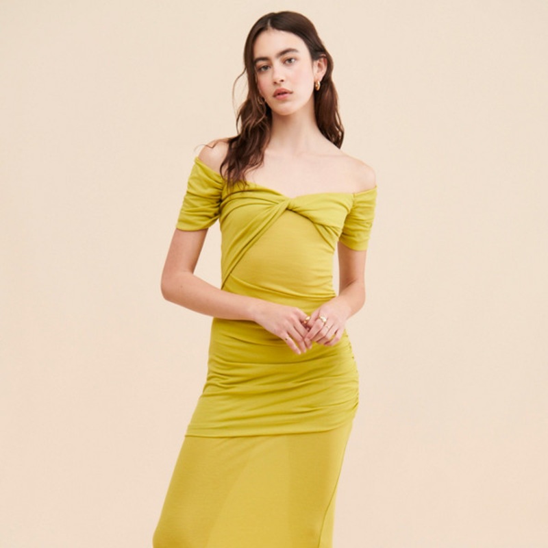 Wind Through Off-The-Shoulder Dress