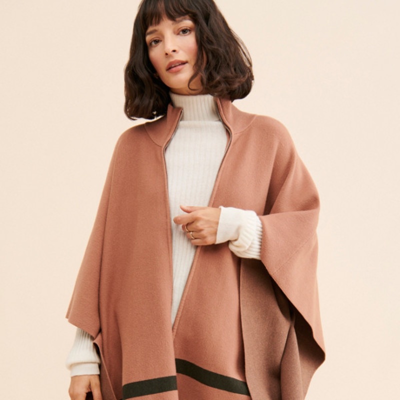 Zip-Up Poncho