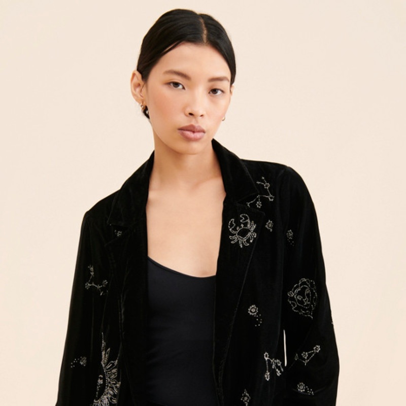 Zodiac Beaded Blazer