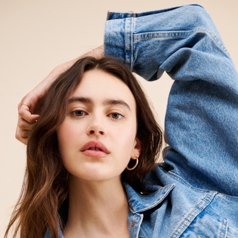 90’s Trucker Geo Florals Jacket