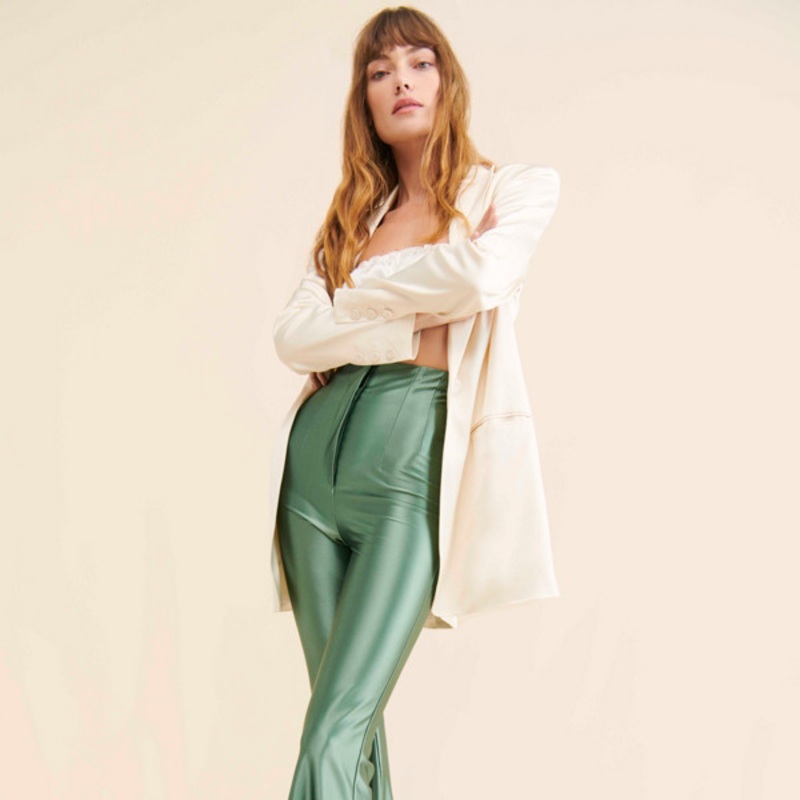Darted Flare Pants
