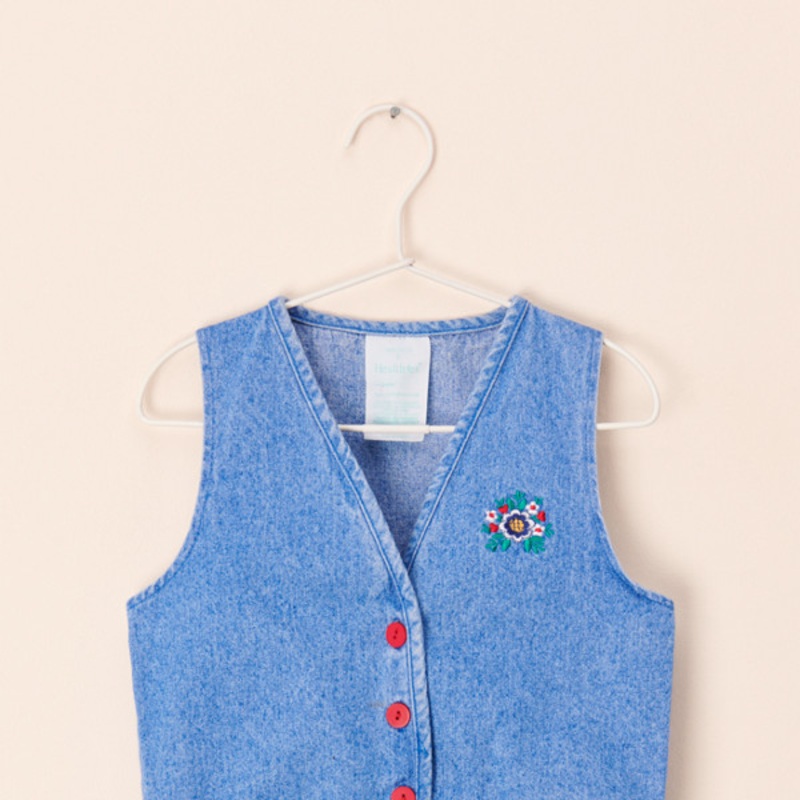 Kids Vintage Healthtex Denim Vest