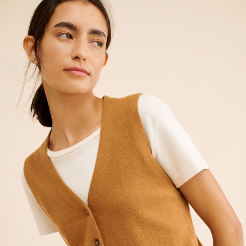 Eira Wool Blend Sweater Vest