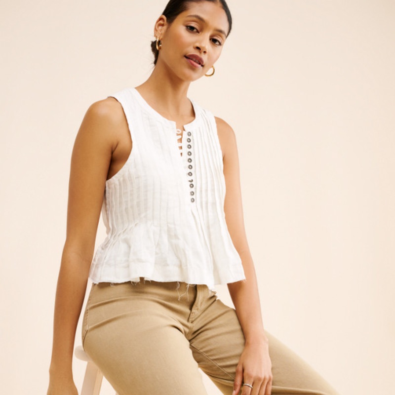 Emmett Garment Dye Wide Leg Cropped Pants