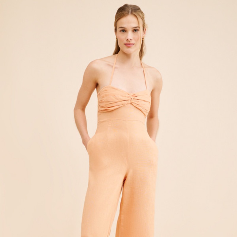 Sweetheart Solid Jumpsuit