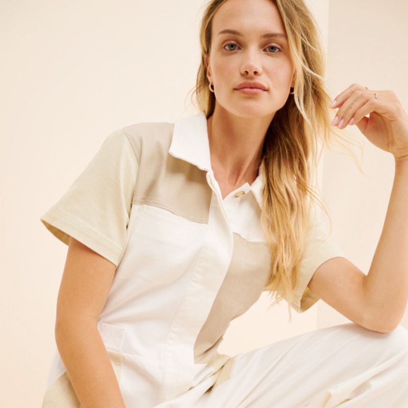 Hayes Patchwork Jumpsuit