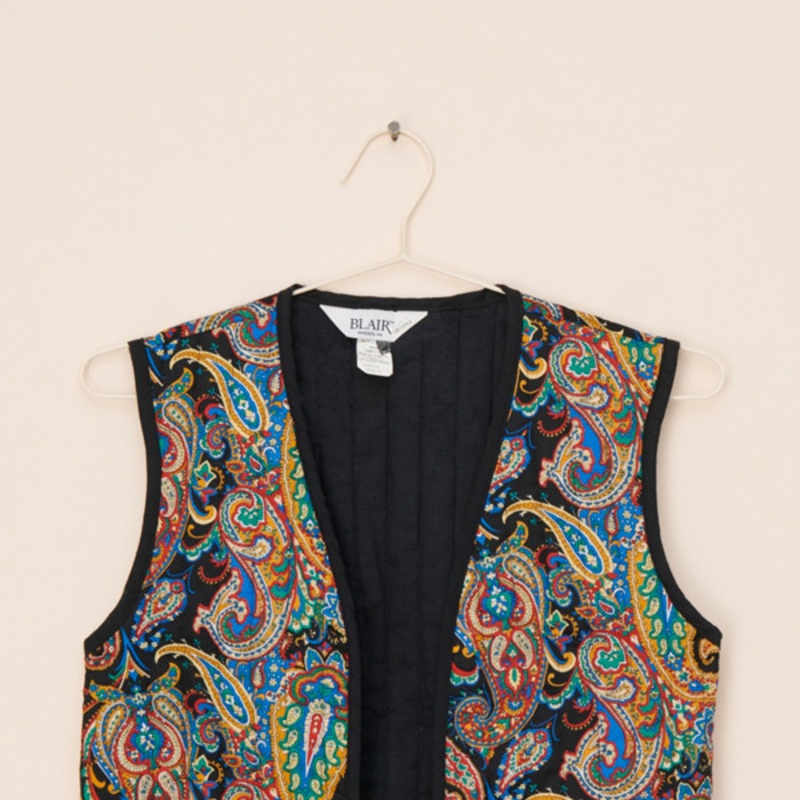 Vintage Blair Paisley Vest