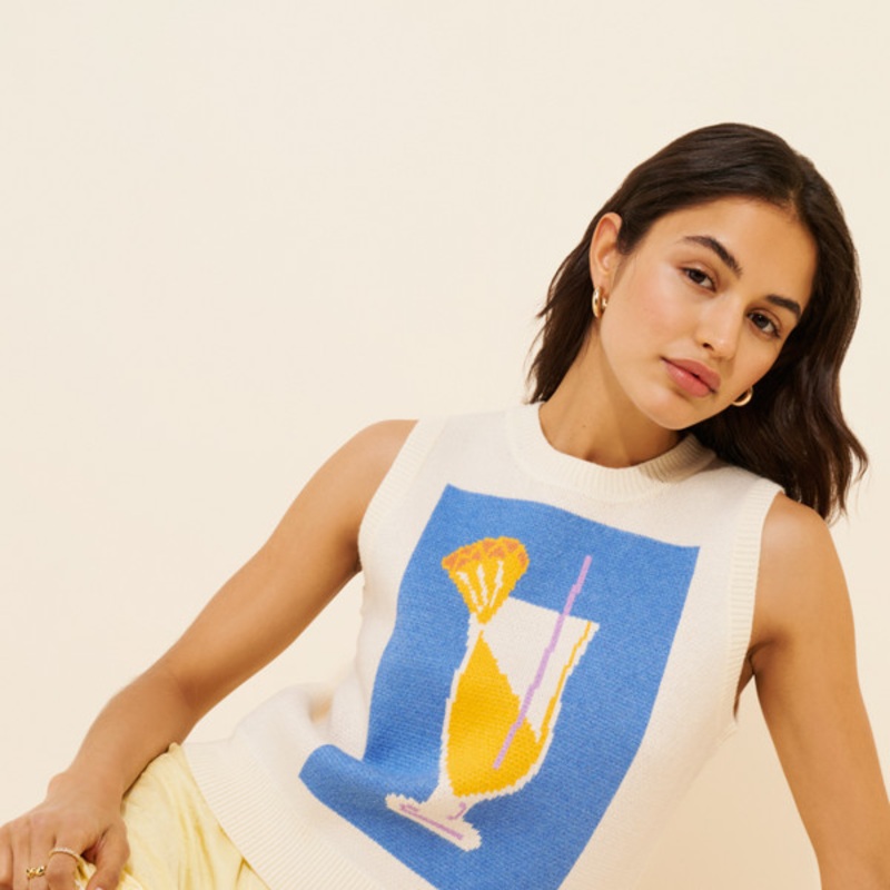 Cocktail Sweater Vest