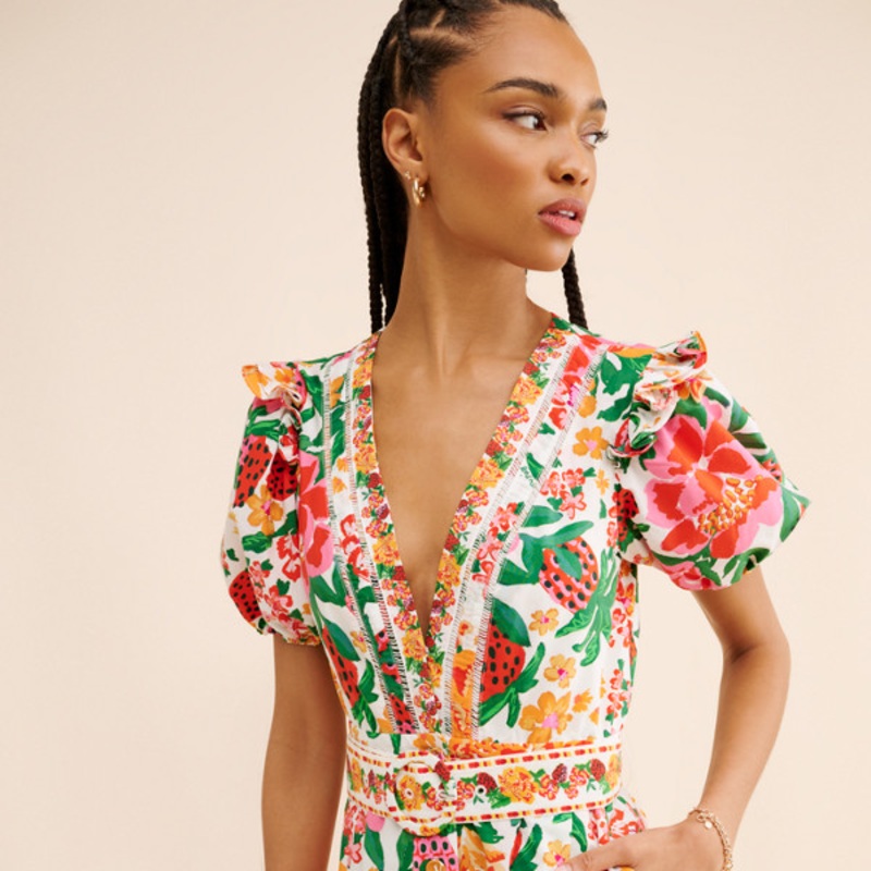 Flowerful Sketch Romper
