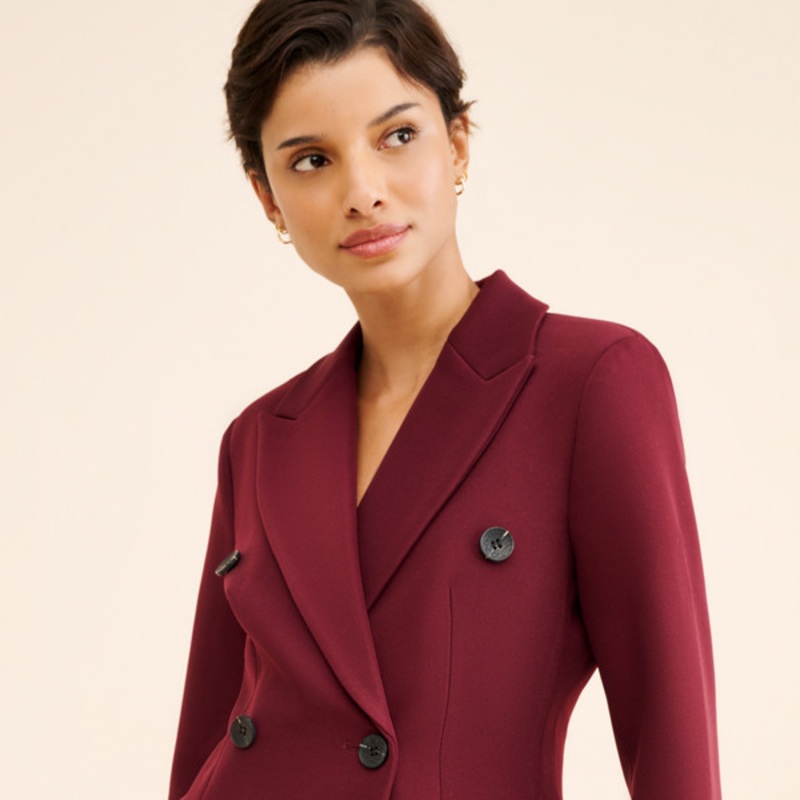 Shaped Double Breasted Blazer