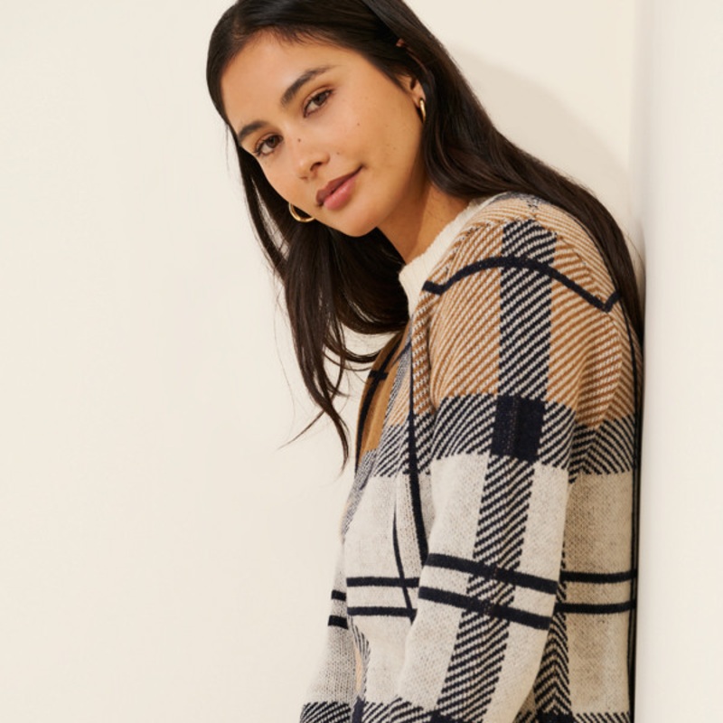 Brigitte Wool Blend Knitted Sweater