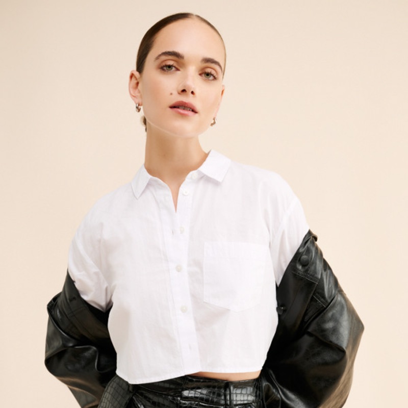 Vegan Leather Croc Shorts